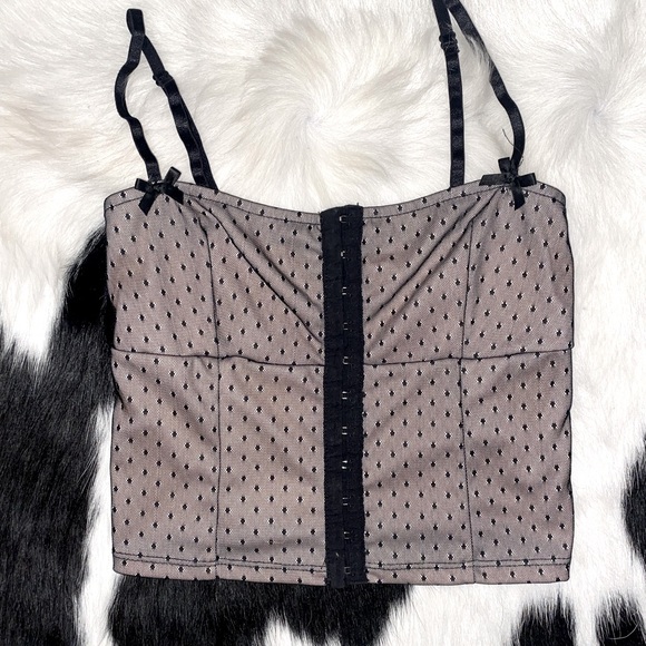 Motel Rocks Tops - MOTEL Mesh Dot Women's Top